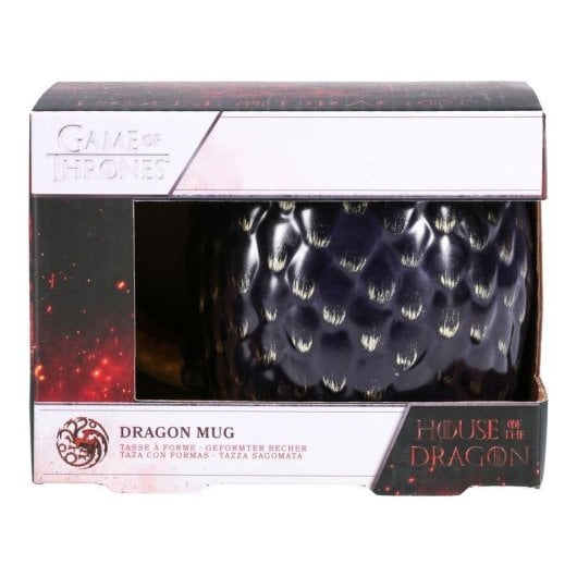Taza Paladone House of the Dragon 0,5 L negra cerámica diseño exclusivo