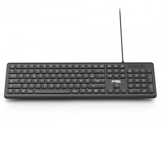 Teclado Urban Factory GWK01UF de membrana, Full-Size, AZERTY, USB, Schwarz