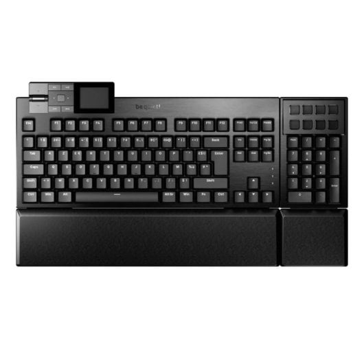 Teclado Be quiet Dark Mount Silent Tactile mecânico completo RGB AZERTY FR