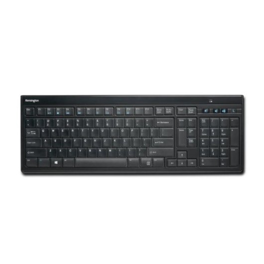 Teclado Kensington Advance Fit sem fios completo AZERTY perfil baixo preto