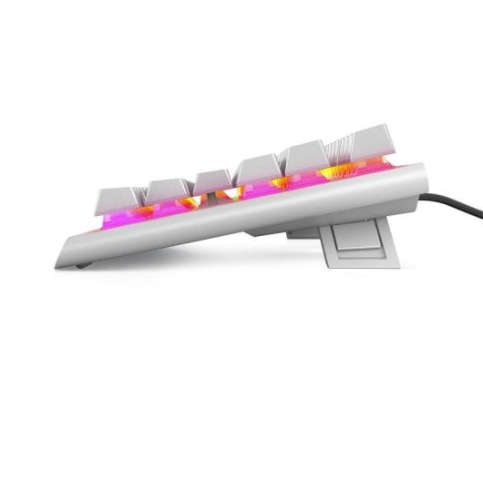 Tastatur ALIENWARE AW420K Mechanisch Tenkeyless RGB Cherry MX Red Weiß