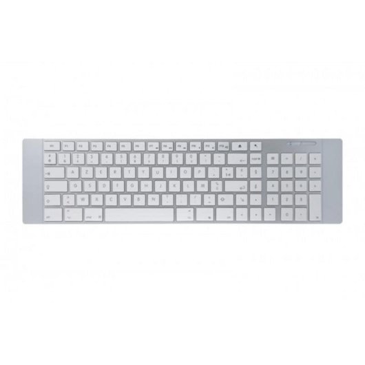 Teclado Mobility Lab ML300900 sem fios Bluetooth AZERTY completo com teclado numérico prata