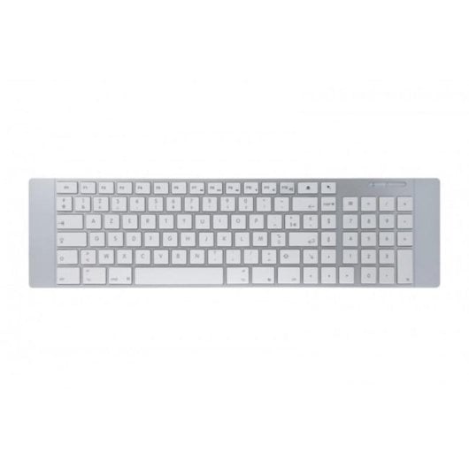 Teclado MOBILITY LAB ML300900 inalámbrico Bluetooth AZERTY con teclado numérico plata
