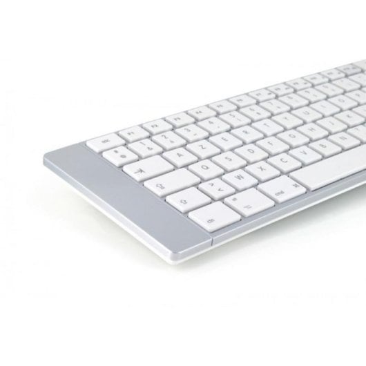 Teclado MOBILITY LAB ML300900 inalámbrico Bluetooth AZERTY con teclado numérico plata