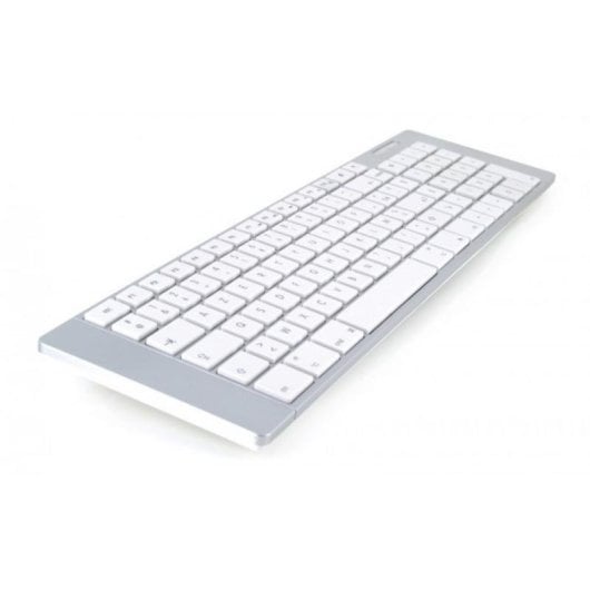 Teclado MOBILITY LAB ML300900 inalámbrico Bluetooth AZERTY con teclado numérico plata