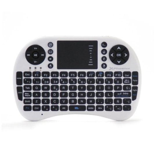 Teclado Phoenix PHTALKKEYBOARD+ Mini inalámbrico QWERTY con Touchpad Scroll