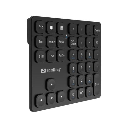 Teclado SANDBERG Wireless Numeric Keypad Pro a membrana wireless e cablato 36 tasti