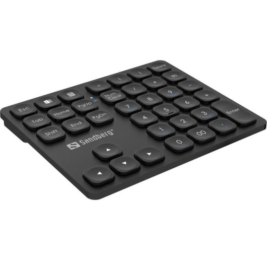 Teclado SANDBERG Wireless Numeric Keypad Pro a membrana wireless e cablato 36 tasti