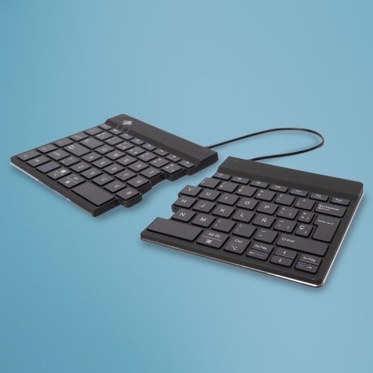 Tastatur R-GO TOOLS R-Go Split Break ergonomisch QWERTY (ES) Bluetooth schwarz
