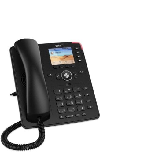 IP-Telefon SNOM D713 Schwarz TFT-Display Gigabit Ethernet PoE