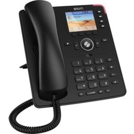 IP-Telefon SNOM D713 Schwarz TFT-Display Gigabit Ethernet PoE