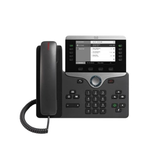 Téléphone IP Cisco 8811 Filaire Noir LCD 800x480 Montage Bureau/Mur