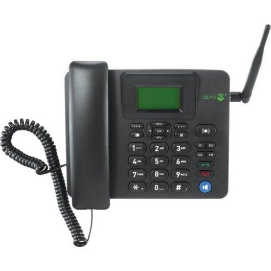 Telefone IP DORO 4100H Preto Com Bluetooth Ecrã LCD 4G 500 Contactos