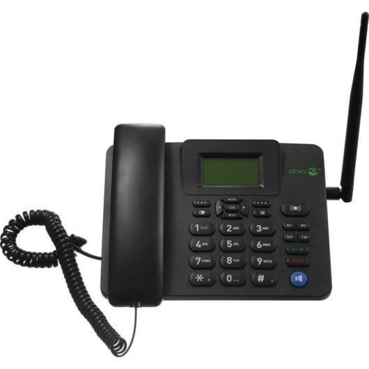 Telefone IP DORO 4100H Preto Com Bluetooth Ecrã LCD 4G 500 Contactos