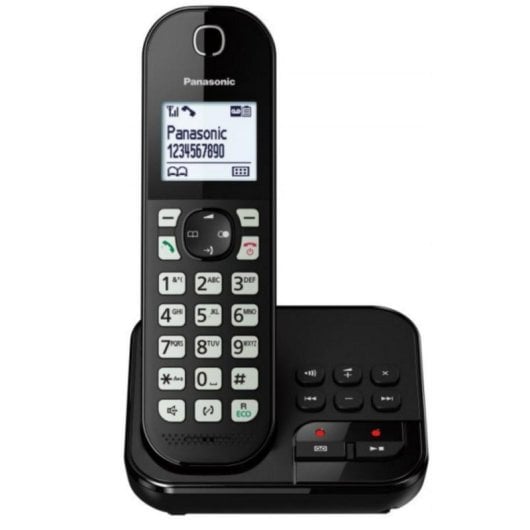 Téléphone Panasonic KX-TGC460GB DECT Sans Fil Répondeur Haut-parleur Noir