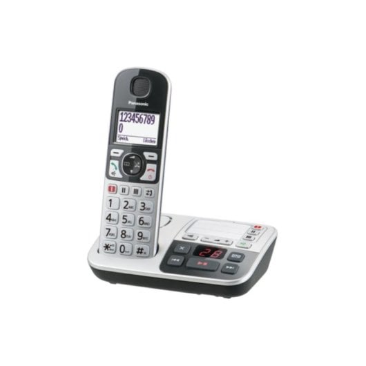 Téléphone Panasonic KX-TGE520GS combiné sans fil DECT mains libres 150 contacts
