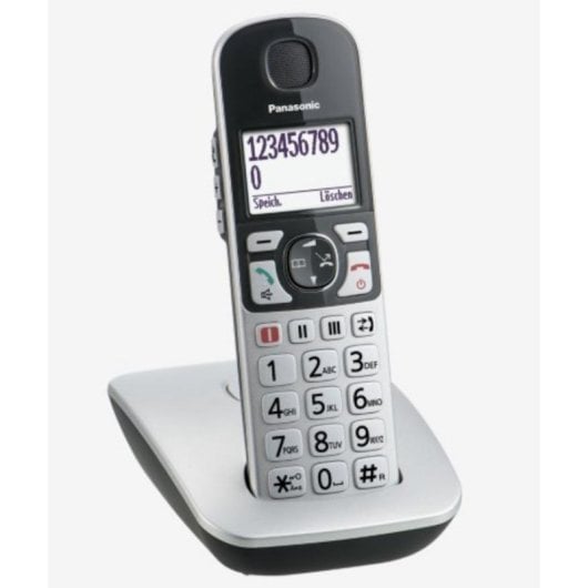 Téléphone Panasonic KX-TGE510GS sans fil DECT, écran 1,8", mains libres, 150 contacts