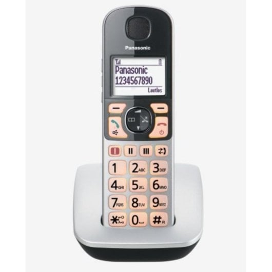 Téléphone Panasonic KX-TGE510GS sans fil DECT, écran 1,8", mains libres, 150 contacts