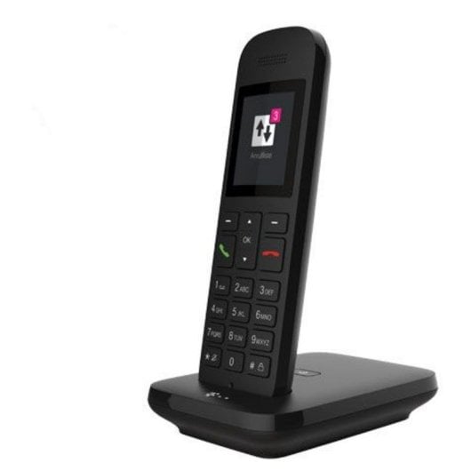 Téléphone Deutsche Telekom Sinus 12 combiné sans fil mains libres 100 contacts noir