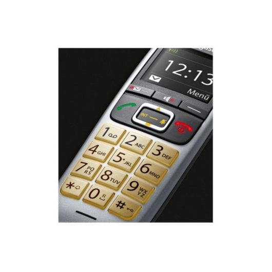 Téléphone Gigaset E560 Sans Fil DECT/Analogique 150 Contacts Noir Argent