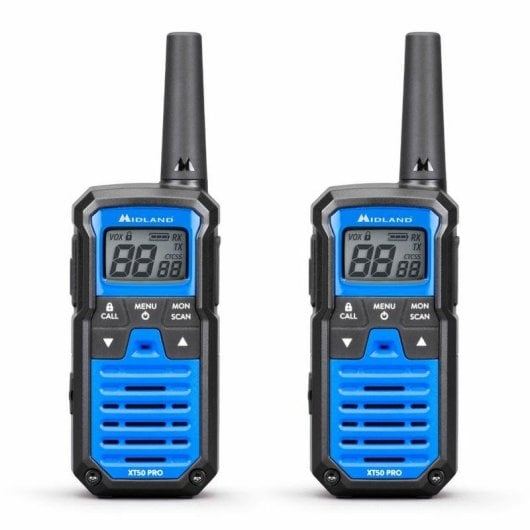 Radio bidirectionnelle Midland XT50 Pro 85 canaux IPX2 CTCSS/DCS Batterie