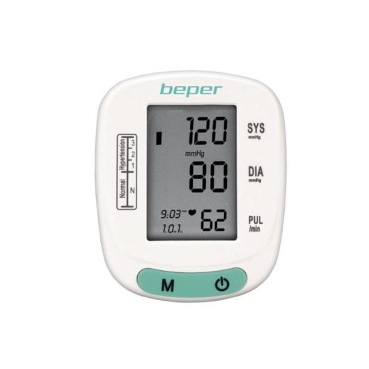 Tensiómetro Beper 40.121 automático de muñeca, pantalla analógica, compacto