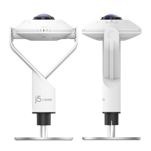 Câmara Web J5CREATE JVCU360-N 360° Full HD USB-C/USB-A Microfone Omnidirecional