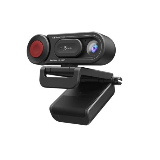 Webcam J5CREATE JVU250-N Full HD 2MP Autofoco Manual Microfone USB