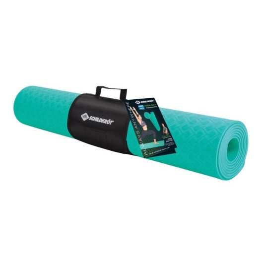 Tapis de yoga Schildkröt Fitness 960168 mousse verte antidérapant 1830 x 610 mm