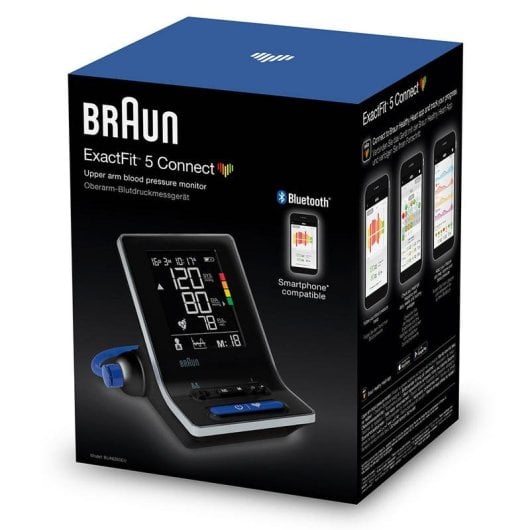 Tensiómetro Braun BUA 6350 Automatico Bluetooth LCD 2 Utenti Nero