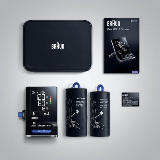 Tensiómetro Braun BUA 6350 Automatico Bluetooth LCD 2 Utenti Nero