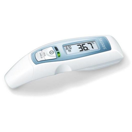Thermomètre digital corporel Sanitas SFT 65 contact, LED, mémoire, précision 0,3 °C