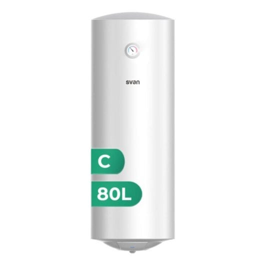 Termo eléctrico Svan 80L 1500W vertical control manual acero esmaltado