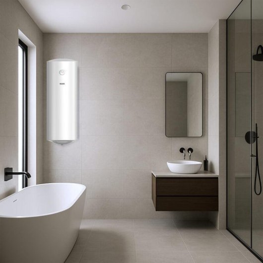 Termo eléctrico Svan 80L 1500W vertical control manual acero esmaltado