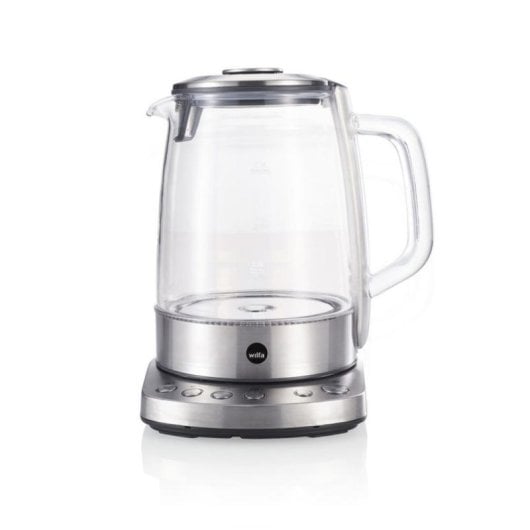 Bouilloire électrique Wilfa TM-1500S 1,25 L 2200 W Verre Inox Thermostat
