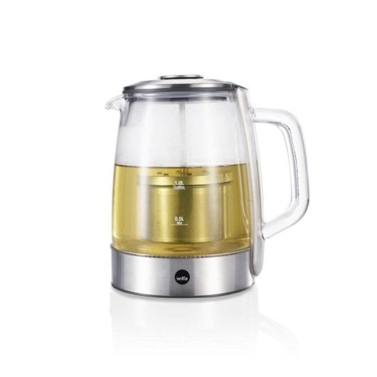 Bouilloire électrique Wilfa TM-1500S 1,25 L 2200 W Verre Inox Thermostat