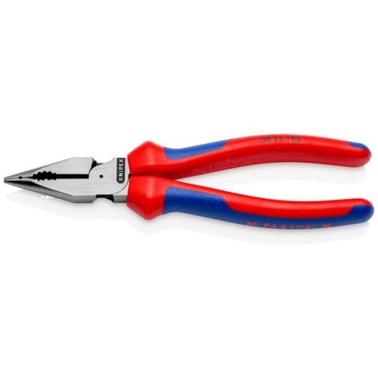 Alicate de ponta fina Knipex 08 22 185 185 mm Azul/Vermelho 61 HRC