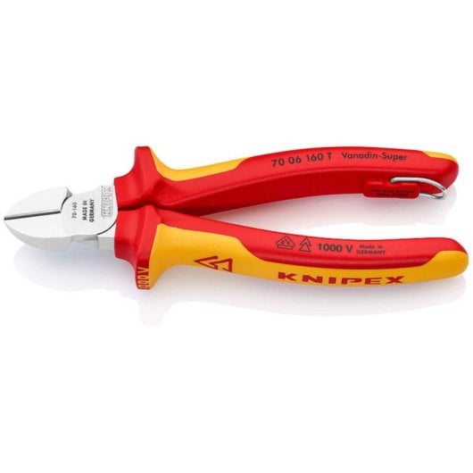Alicate Knipex 70 06 160 T corte diagonal 160 mm aislamiento 1000 V