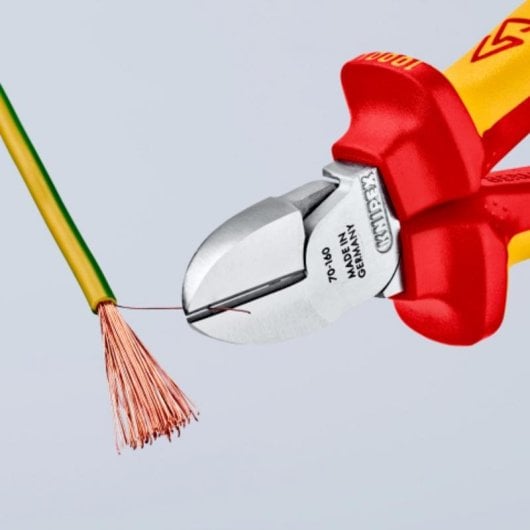 Alicate Knipex 70 06 160 T corte diagonal 160 mm aislamiento 1000 V