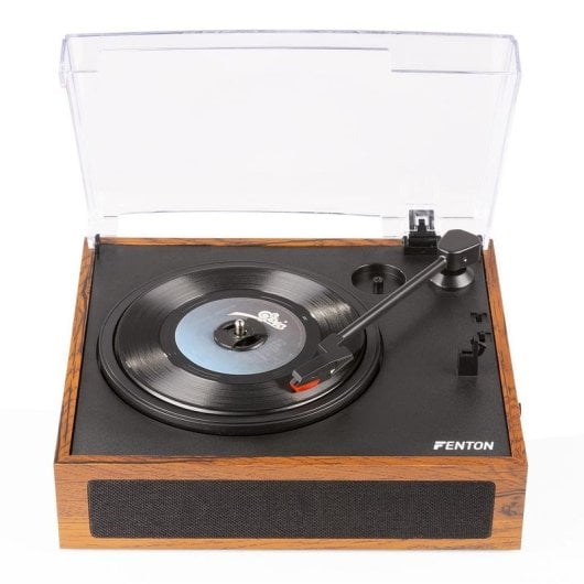 Tocadiscos Fenton RP170L Direct Drive Bluetooth 3 Velocidades Madera Vintage