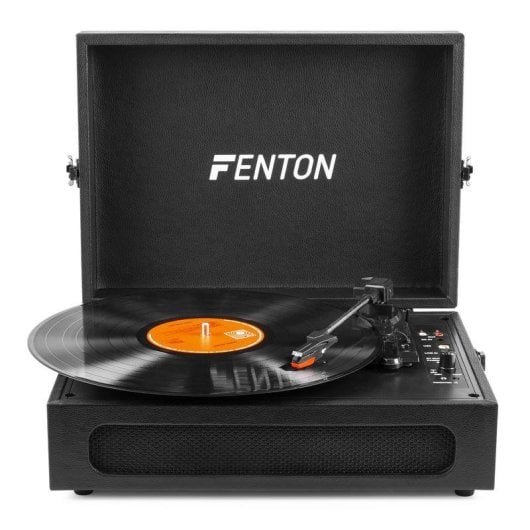 Tocadiscos Fenton RP118B Bluetooth USB 33/45/78 RPM Negro