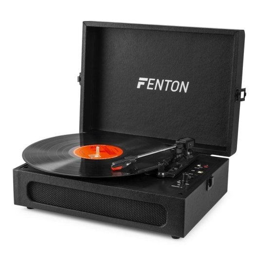 Tocadiscos Fenton RP118B Bluetooth USB 33/45/78 RPM Negro