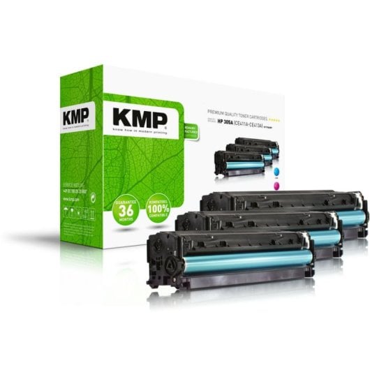 Tonerpatrone KMP 1233,0030 Cyan Magenta 3er-Pack kompatibel HP LaserJet Pro