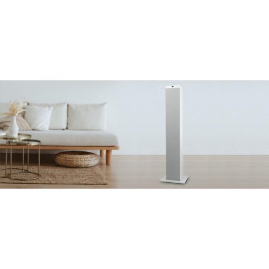 Enceintes Muse 2.1 Bluetooth 100W USB SD/FM télécommande blanche