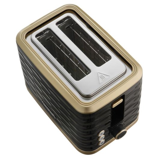 Tostador Sencor STS 7501BK 2 rebanadas acero inoxidable negro oro 930 W