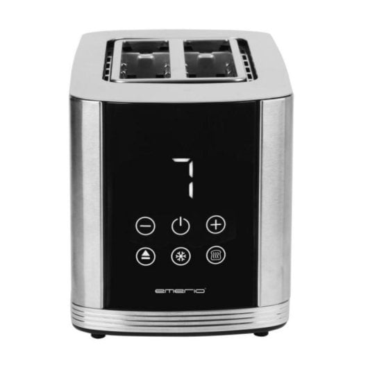 Grille-pain Emerio TO-128308 2 tranches noir argenté 800W réglage électronique