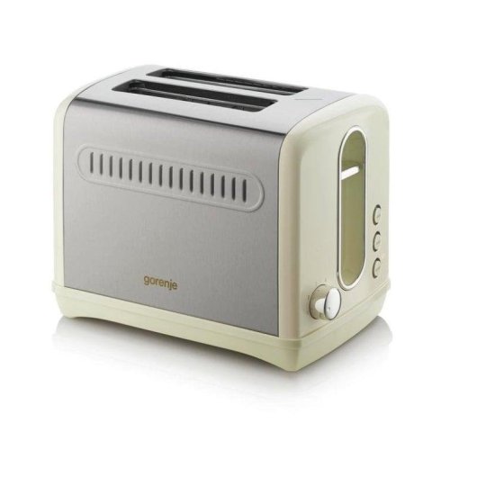 Toaster Gorenje T1100CLI 2 Scheiben 1100 W 6 Bräunungsstufen Aufwärmen Auftauen Champagner