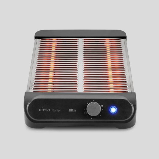 Grille-pain Ufesa Barley Inox 4 tranches 900W surface XL