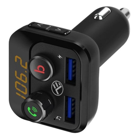 Transmisor FM Tellur FMT-B8 Bluetooth Manos Libres USB MicroSD Negro
