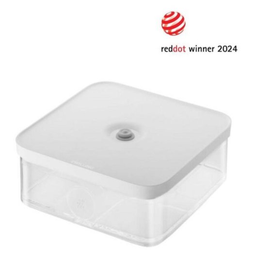 Recipiente ZWILLING 1025129 Quadrado Plástico Transparente com Tampa e Bomba de Vácuo